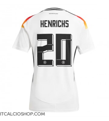 Germania Benjamin Henrichs #20 Prima Maglia Femmina Europei 2024 Manica Corta